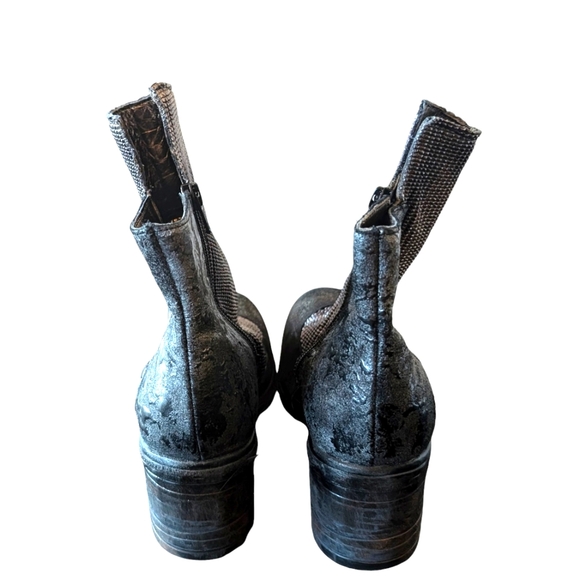 Papucei Iris Silver Bronze Ankle Boot - Picture 2 of 11